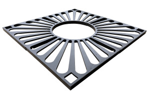 Stromová mreža Kovtec hranatá,  120x120cm