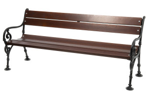 Liatinová lavička Schonbrunn, 150cm, Palisander