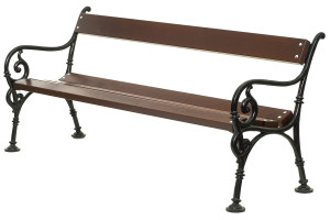 Liatinová lavička Schonbrunn II, 180cm, Palisander