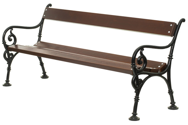 Liatinová lavička Schonbrunn II, 180cm, Palisander