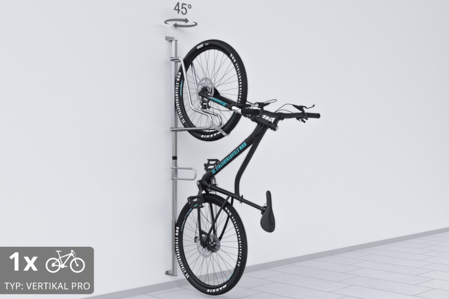 Úchyt na uzamykanie bicykla na VERTIKAL PRO, Pozink