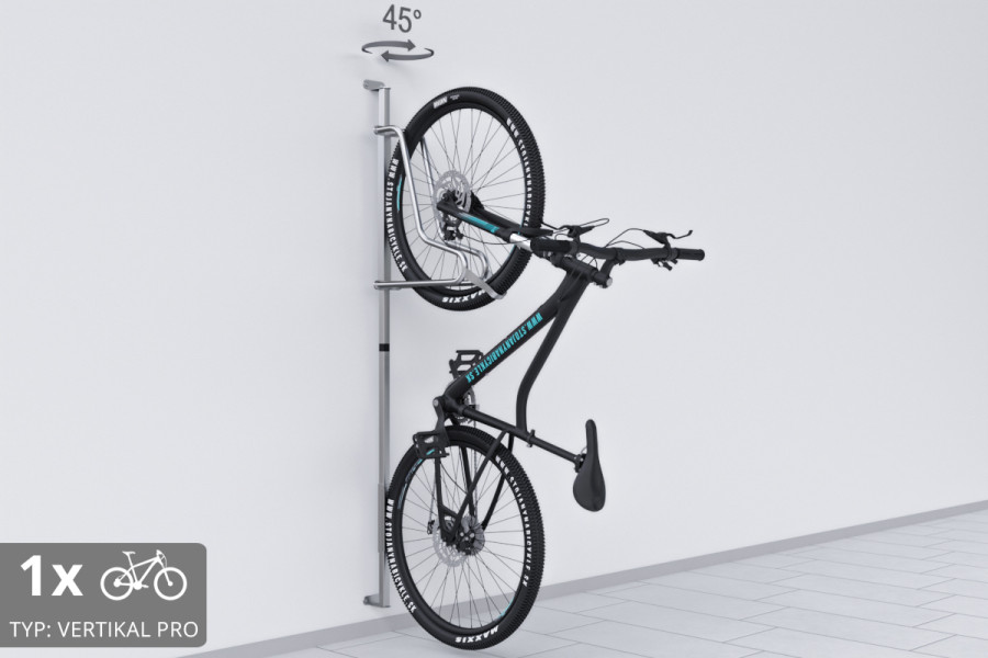 Držiak na bicykel na stenu VERTIKAL PRO, Pozink