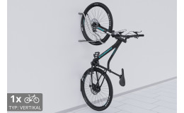 Držiak na bicykel na stenu VERTIKAL, Pozink