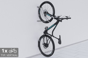 Držiak na bicykel na stenu VERTIKAL, Pozink