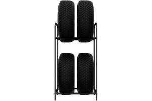 Regál na 4 pneumatiky 4x250, 50 cm, čierny Regál na 4 pneumatiky 4x250, 50 cm, čierny