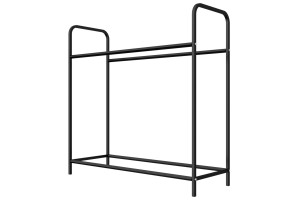 Regál na pneumatiky 8 miestny, 105 cm, čierny Regál na pneumatiky 8 miestny, 105 cm, čierny