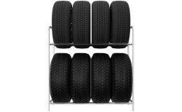 Regál na pneumatiky 8 miestny, 94 cm