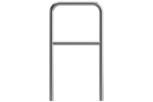 Cyklostojan U s priečkou 60x80cm, Ø 48,3 mm, betónovať, pozinkovaný