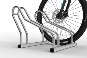 Stojan na dva bicykle ALFA, nerezový Stojan na dva bicykle ALFA, nerezový