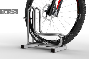Stojan na bicykel IQ 1 miestny, nerezový