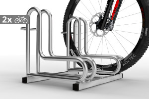 Stojan na bicykle IQ 2 miestny, pozinkovaný Stojan na bicykle IQ 2 miestny, pozinkovaný