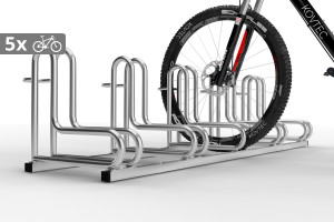 Stojan na bicykle IQ 5 miestny, pozinkovaný Stojan na bicykle IQ 5 miestny, pozinkovaný