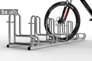 Stojan na bicykle IQ 5 miestny, nerezový Stojan na bicykle IQ 5 miestny, nerezový
