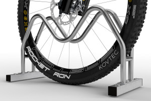 Obojstranný stojan na bicykel MEGA 1 miestny, nerezový Obojstranný stojan na bicykel MEGA 1 miestny, nerezový