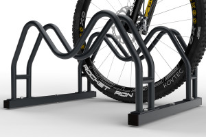 Obojstranný stojan na 2 bicykle MEGA, farebný