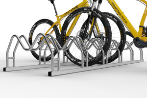 Obojstranný stojan na 6 bicyklov MEGA, nerezový Obojstranný stojan na 6 bicyklov MEGA, nerezový