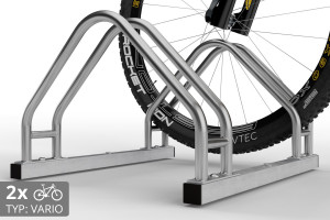 Obojstranný stojan na 2 bicykle VARIOS 2 miestny, pozinkovaný Obojstranný stojan na 2 bicykle VARIOS 2 miestny, pozinkovaný