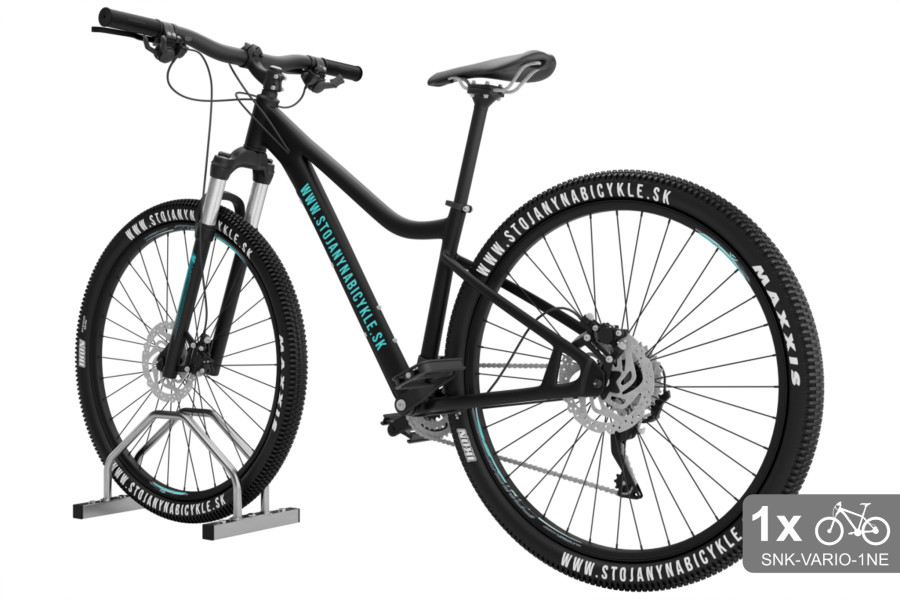 Obojstranný stojan na bicykel VARIO 1 miestny, nerezový