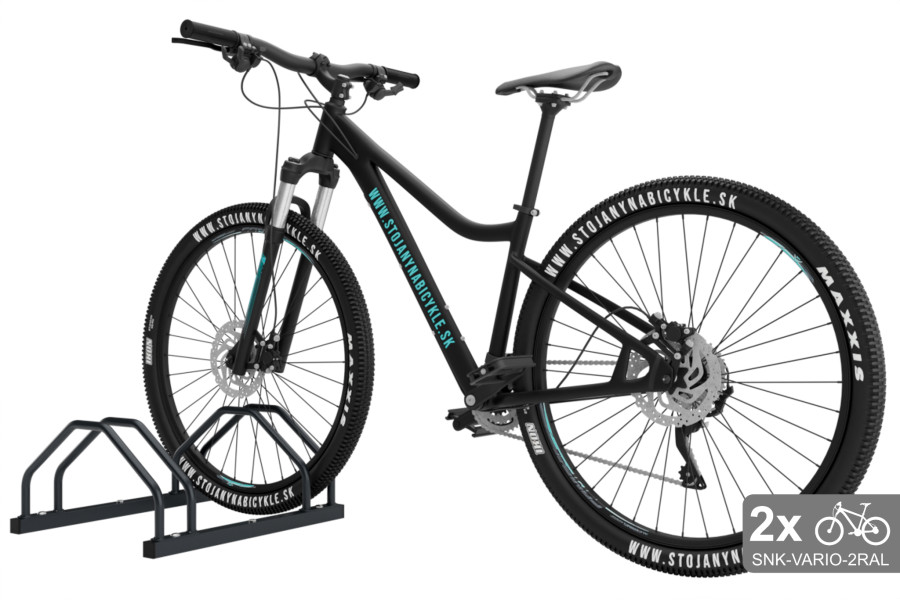 Obojstranný stojan na 2 bicykle VARIO 2 miestny, farebný