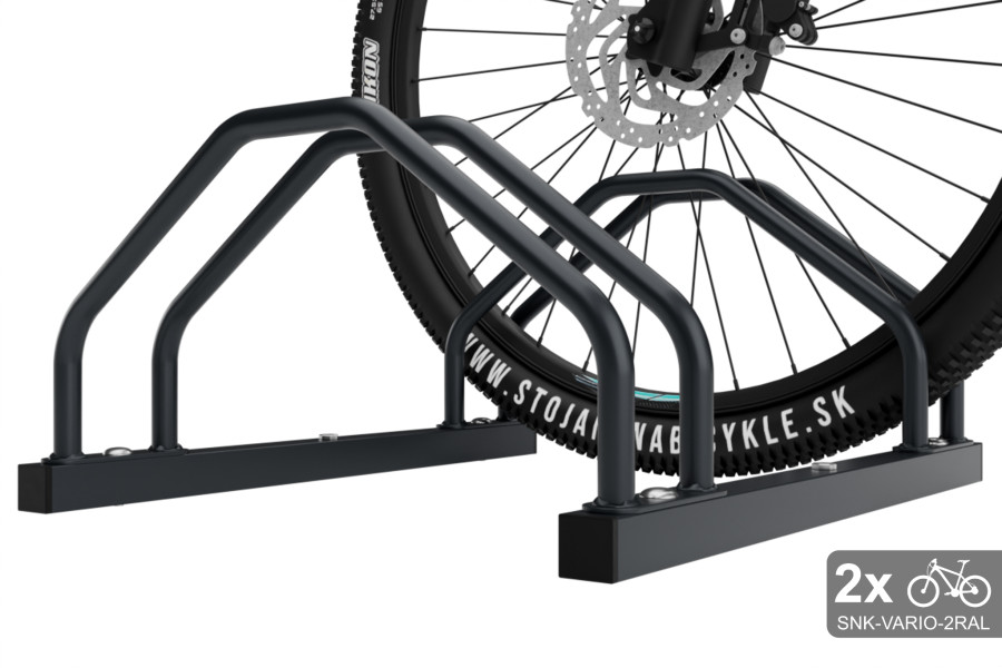 Obojstranný stojan na 2 bicykle VARIO 2 miestny, farebný