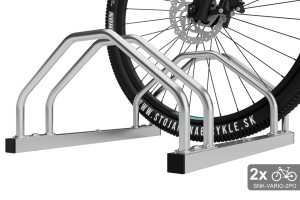 Obojstranný stojan na 2 bicykle VARIO 2 miestny, pozinkovaný