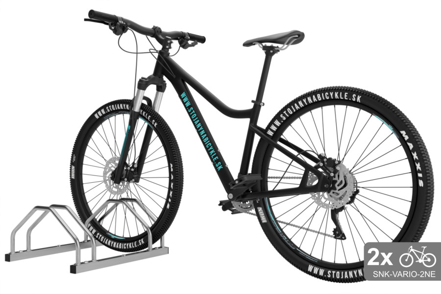 Obojstranný stojan na 3 bicykle VARIO 3 miestny, nerezový