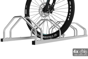 Obojstranný stojan na 4 bicykle, VARIO 4 miestny, pozinkovaný