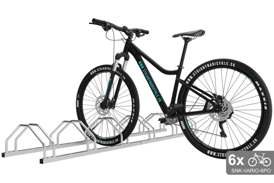 Obojstranný stojan na 6 bicyklov, VARIO 6 miestny, pozinkovaný