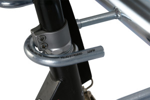 Stojan na kolobežky 5 miestny, 100 cm, pozinkovaný