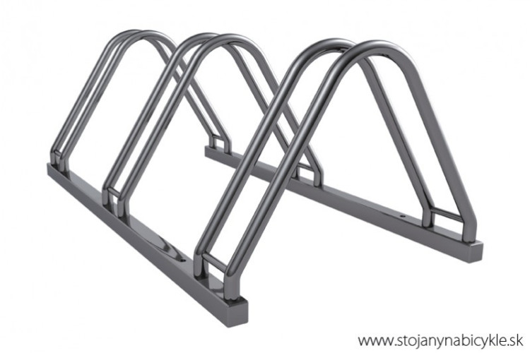 Obojstranný stojan pre 8 bicyklov VARIO 8 miestny OLD, pozinkovaný