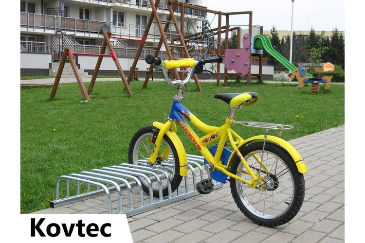 Obojstranný stojan pre detské bicykle, pozinkovaný